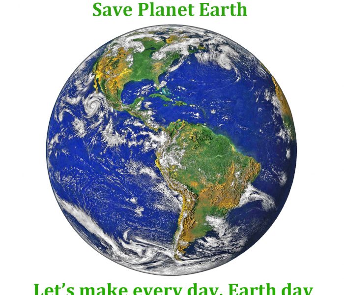 Saving planet earth is our responsibility, you and I